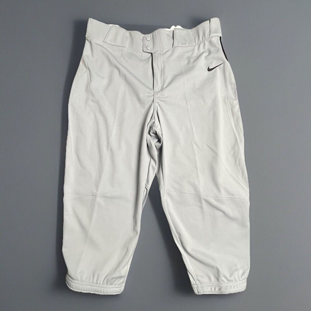 Nike Vapor Select Men Size XL High Piped Baseball Pants Gray BQ6437-053 NEW